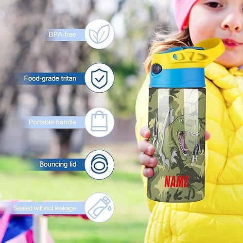 Vista 12 de Botella de agua personalizada con foto para niños, familia, mascotas, botella de agua personalizada para niñas, niños, regalo de cumpleaños y Navidad