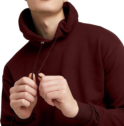 Vista 4 de Hanes EcoSmart Hoodie, Midweight Fleece, Pullover Hooded Sweatshirt for Men