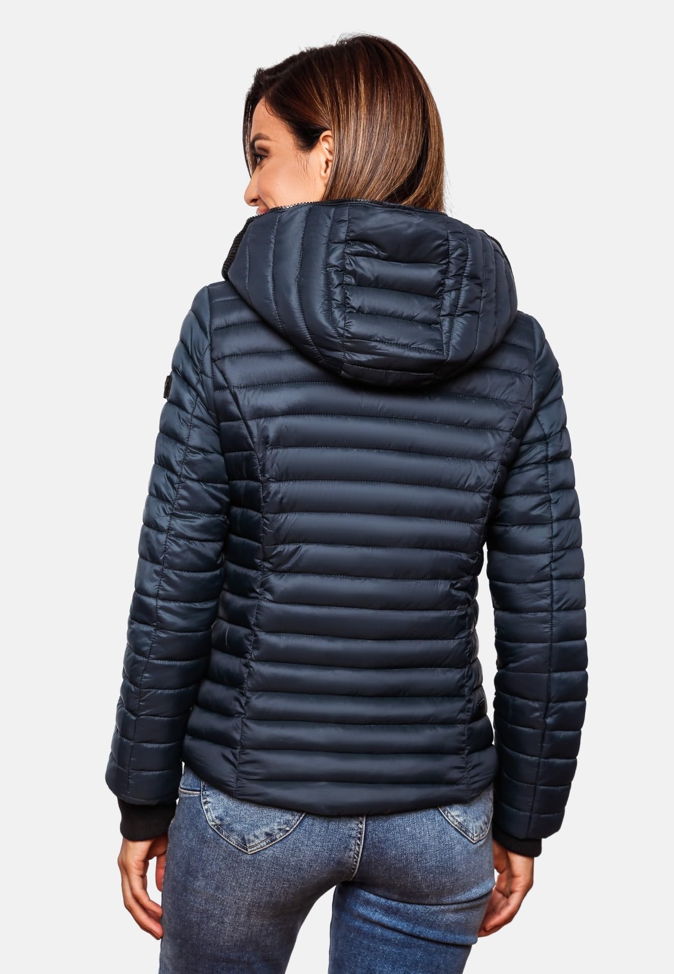Navahoo Veste matelassée de transition pour femme avec capuche B348