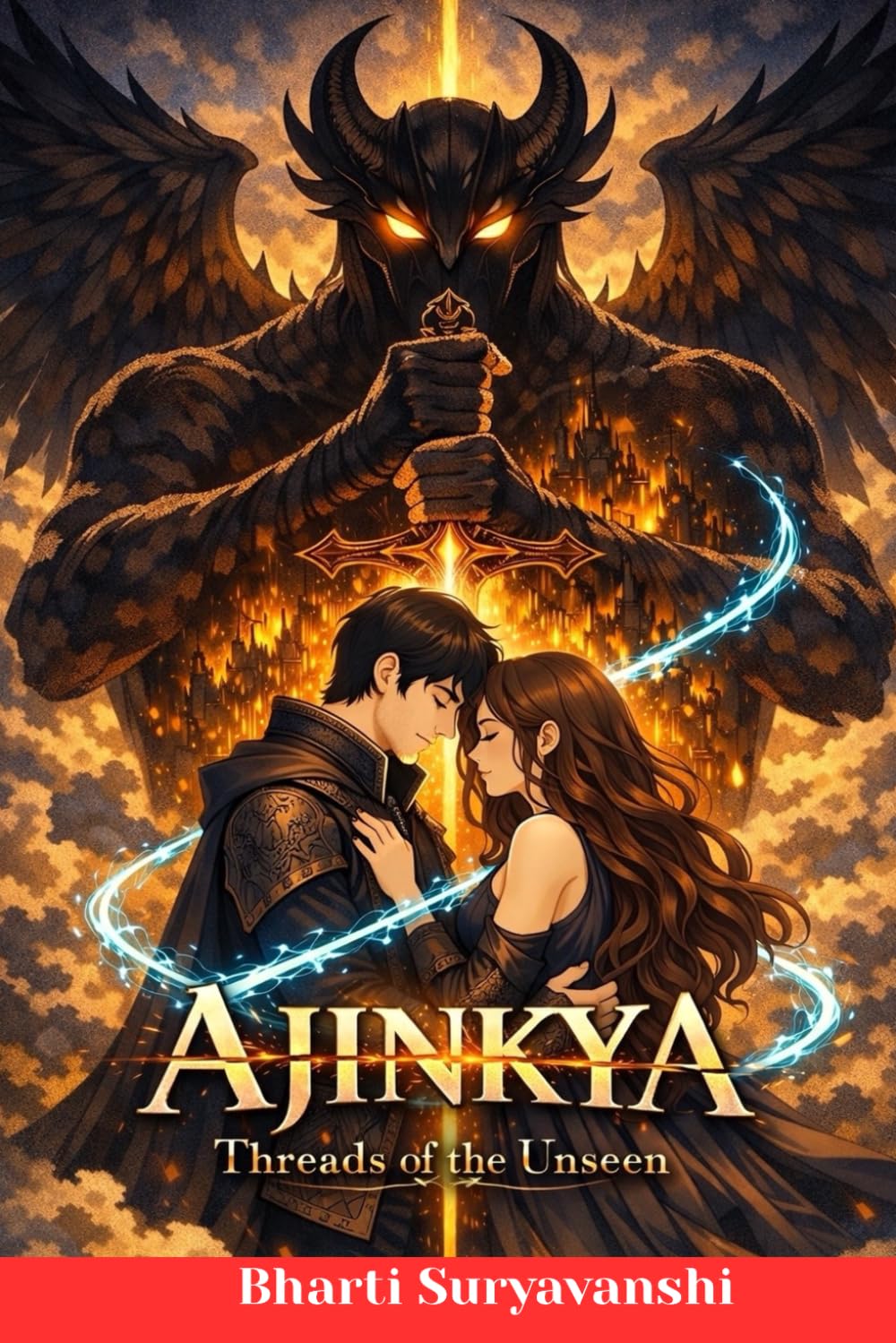 Ajinkya - Threads of the Unseen: A Dark Fantasy Romance of Demons, Prophecy, and Forbidden Love