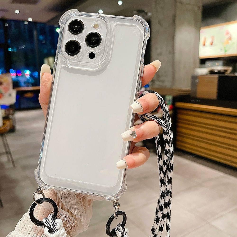 Coque antichoc iPhone 11 transparente pour éviter les chutes avec lanière - 7