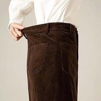 Amazon.com: Corduroy Skirts Women High Waisted Skirts A Line