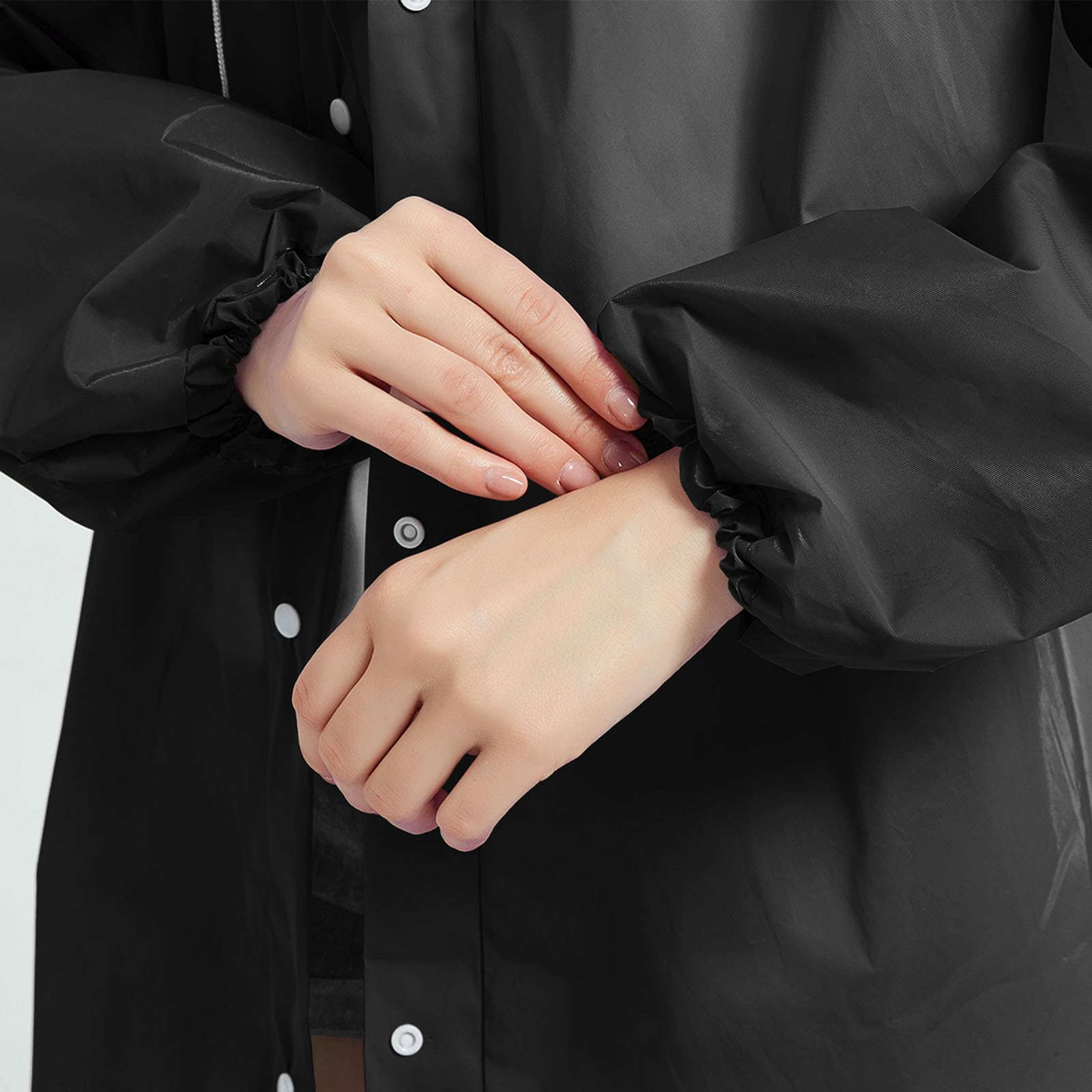 SYDUZAX Veste Longue Femme Grande Taille Manteau Imperméable Femme Vestes à Capuche Manches Longues Veste de Pluie Pour Homme et Femmes Manteau Coupe-Vent de Imperméables Surdimensionné