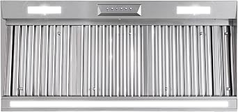 Akicon Range Hood Insert 42 Inch with Heater Sensor, 1200 CFM Built-in Kitchen Vent Hood with 4 Speeds, Ultra-Quiet Duct Stove Hood 3CCT LED Lights and Dishwasher Safe Filters