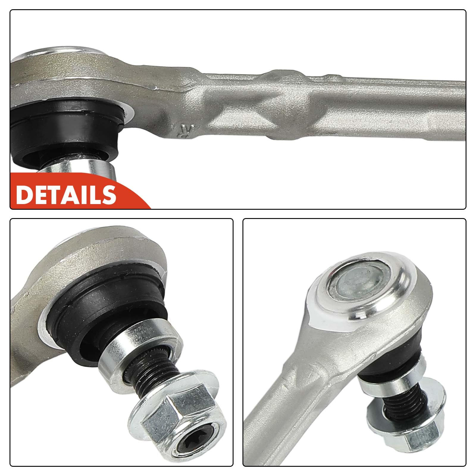 Frankberg 2x barra di accoppiamento per supporto oscillante dell'asse anteriore Compatibile con Classe C W204 Coupé C204 C180-C350, T-Model S204 C180-C350, Classe E Cabriolet A207 Replace# 33485