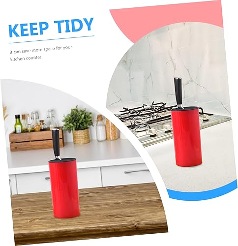 Miniatura 4 de KICHOUSE 1 bloque de cuchillos práctico soporte de almacenamiento de herramientas de cocina para cocina, fácil de limpiar y mantener