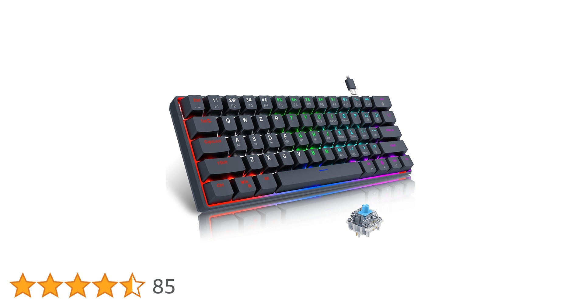 QK60 round3 組み立て済 QK60 Round 3 – Qwertykeys