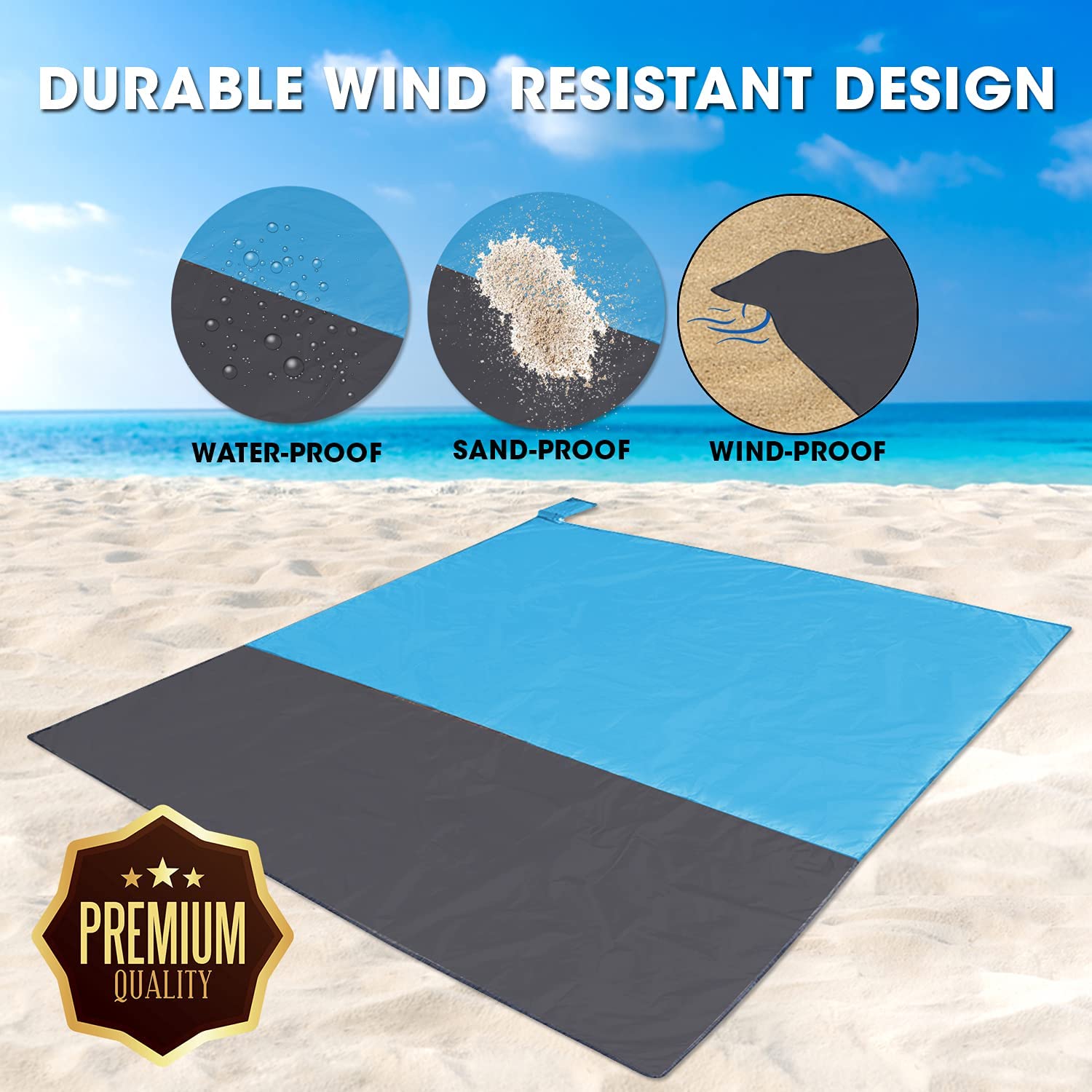 Couverture de plage WEKAPO Tapis de plage Cote dIvoire
