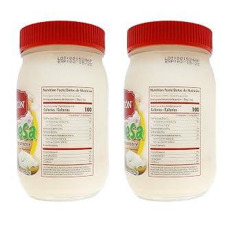 Garlic Aioli | Creamy Roasted Garlic Mayonnaise for Sandwiches, Burgers, and Dips | Dairy-Free and Gluten-Free Mayo Dressing | PINTON | 14 oz - Pack of 2