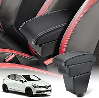 MARCHFA Clio 4 Captur Középkonzol Kartámasz Fehér Műbőr Tárolódoboz 2