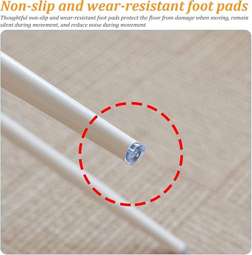 Miniatura 5 de Mesa auxiliar redonda pequeña, mesa auxiliar para sala de estar, dormitorio, oficina, espacios pequeños, fácil montaje, color negro