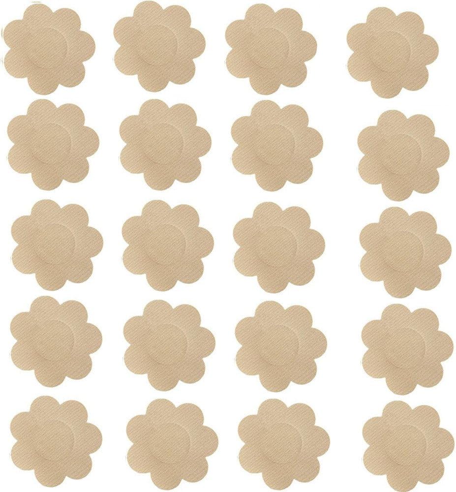 Smozer NippleCovers, 20 Pairs Women's Disposable Satin Petals 20 Pairs/set(40 petals)