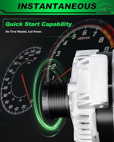 Miniatura 5 de SZKAIDAG Alternador de alto rendimiento mejorado para Chrysler Town and Country 200 para Dodge Grand Caravan Avenger Journey para Ram CV V6 3.6L