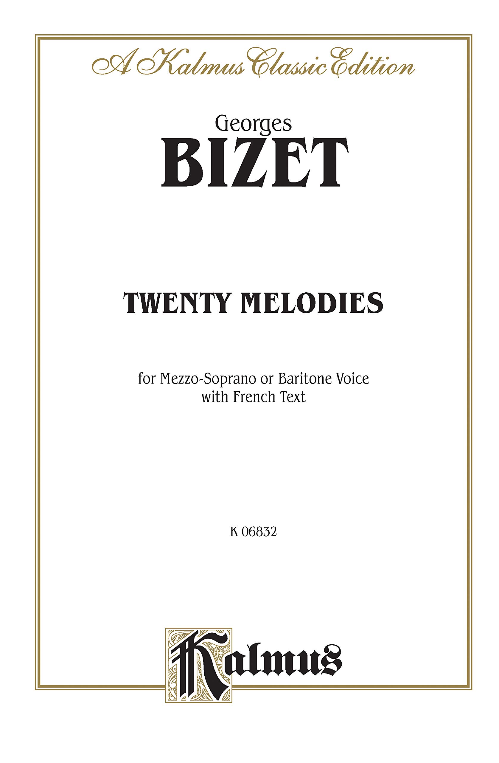 20 Melodies: Mezzo-soprano or Baritone