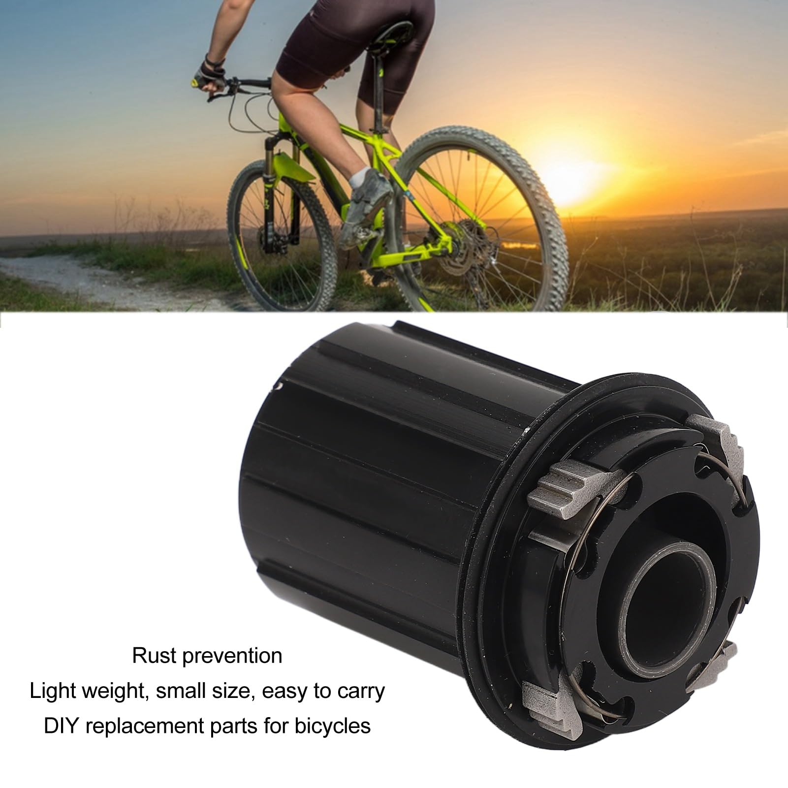 Corpo Ruota Libera Per Cassetta Bici 11 Velocità - Lega Di Alluminio, Diametro Foro 12mm, Con 2 Cuscinetti E Rondella, Per Mountain Bike - 2