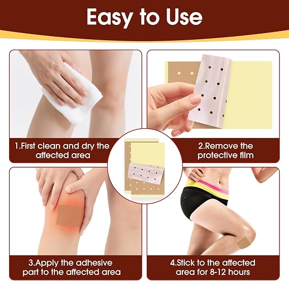84PCS Tiger Patch, Chinese Tiger Back Heat Patches Ultra Strength for Muscle Joint of Knee Shoulder and Neck