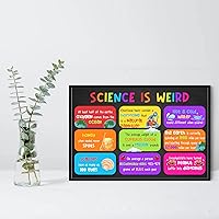 Vista 4 de Póster de ciencia es extraño, decoración de aula de ciencia, carteles de ciencia, decoración de aula para profesores, escuela primaria, secundaria