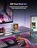 Divoom Ditoo Pixel Art Taşınabilir Hoparlör, 256 Led Uygulama Kontrollü Ekran, Mekanik RGB Klavye, Oyunlar, Alarmlar ile Bluetooth Kablosuz Yüksek Sesli Hoparlörler