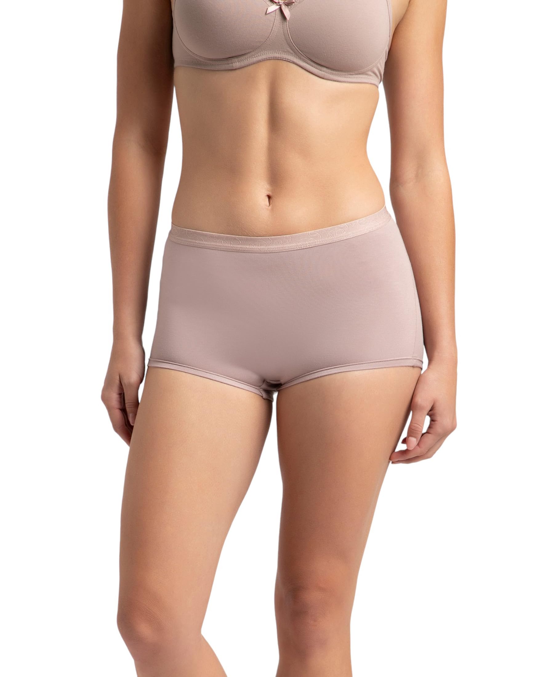 1810 Women's Full Coverage Micro Modal Elastane Stretch Boy Shorts with StayFresh Treatment