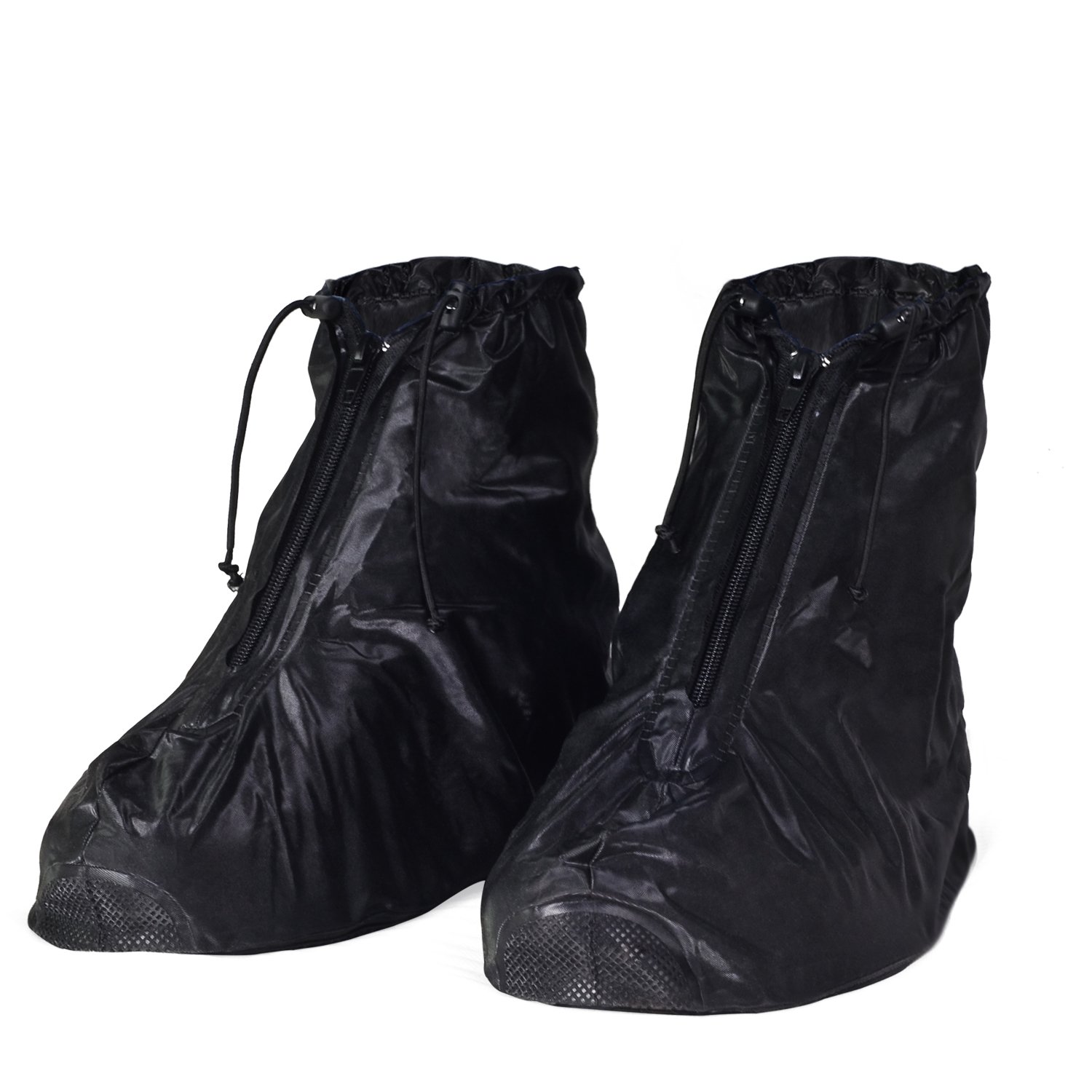 HSEAMALL Waterproof Shoes Cover Reusable Boots Cover Slip-Resistant Zippered Overshoes