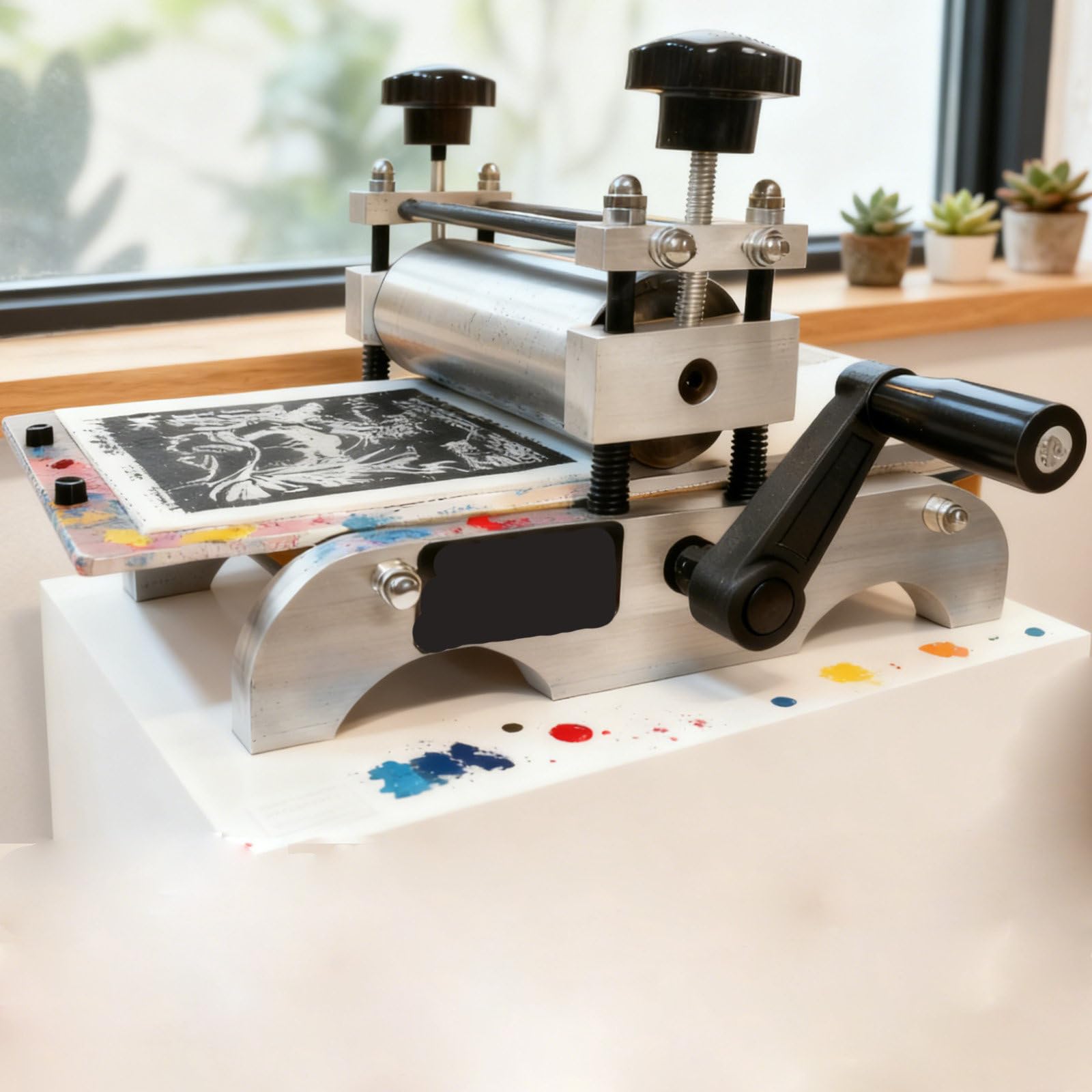 Presse à graver pour débutants à pression réglable pour papier et bois