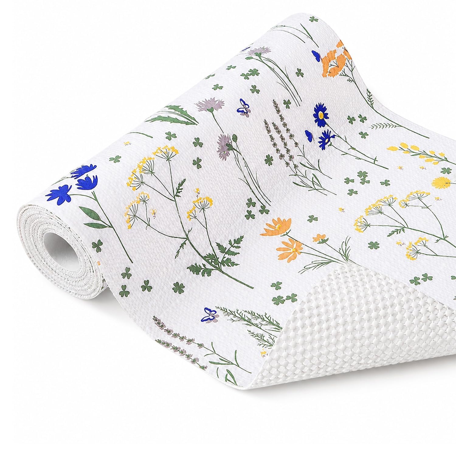 Plant Pattern Kitchen Drawer Liners, 3M Shelf Liners For Kitchen Cupboards