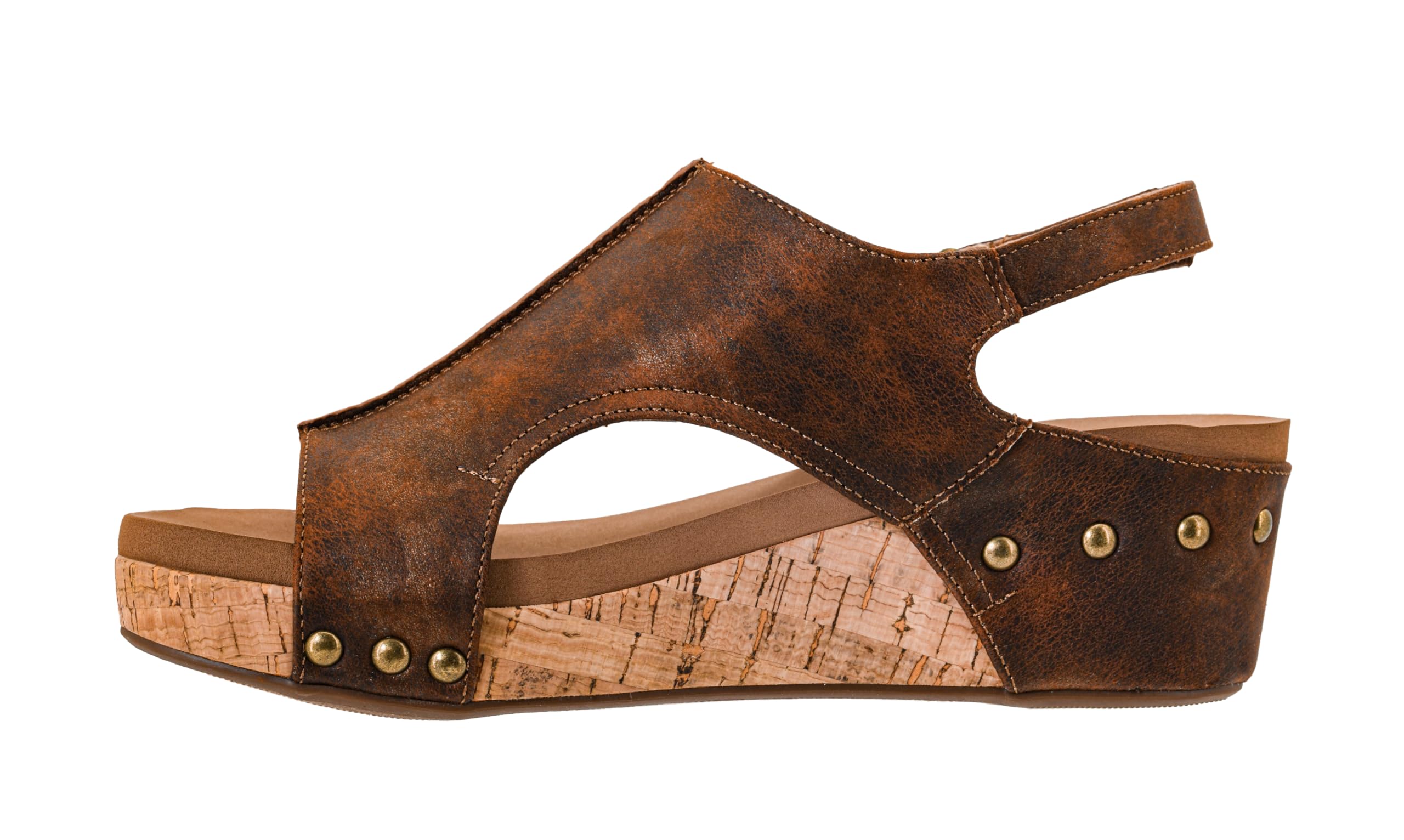 Corkys Footwear Volta Wedge - Chic Elegance Meets All-Year Comfort with a 2-Inch Cork Heel and Marshmallow Insole for Stylish Everyday Wear and