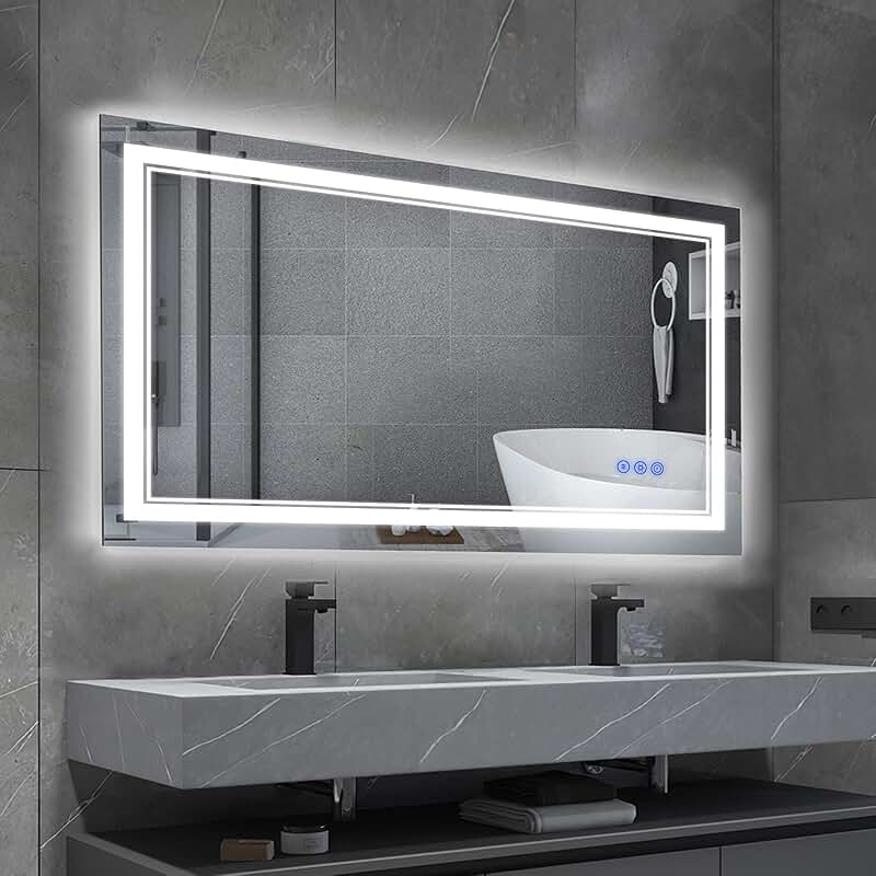 Amazon.co.uk bathroom led mirror