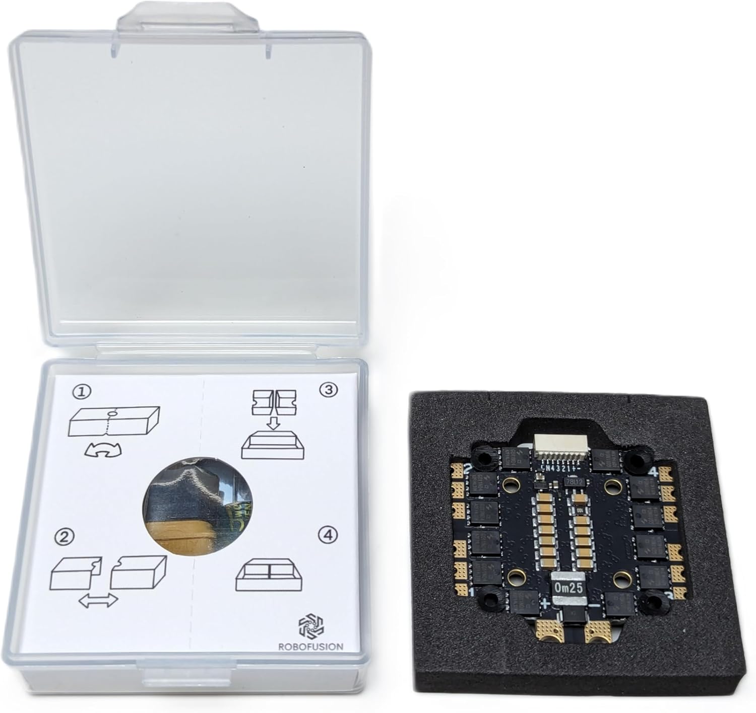 4 in 1 ESC 50A 2-6s Mico Air Electronic Speed Controller Bluejay Firmware with Double Hole Spacing for FPV RC Drone