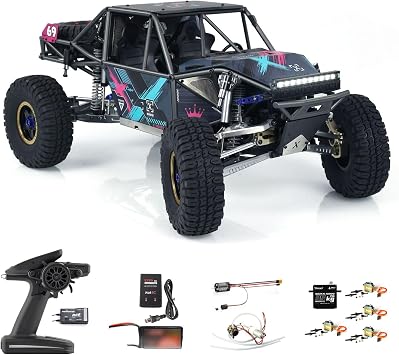 Capo 1/8 4X4 RC Crawler Car Model Unassembled Unpainted for U4 Queen CD1582X RC Racing Vehicles Model 2-Speed Transmission Light for HobbyRTR-Edition