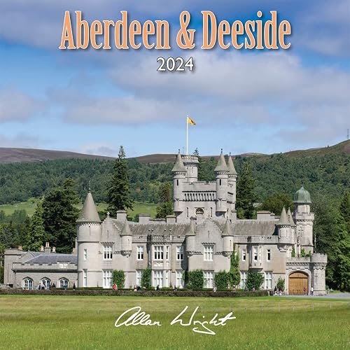 2024 Scotland Calendar: Aberdeen &amp; Deeside - Wall Calendar - Month to View - 12 Months