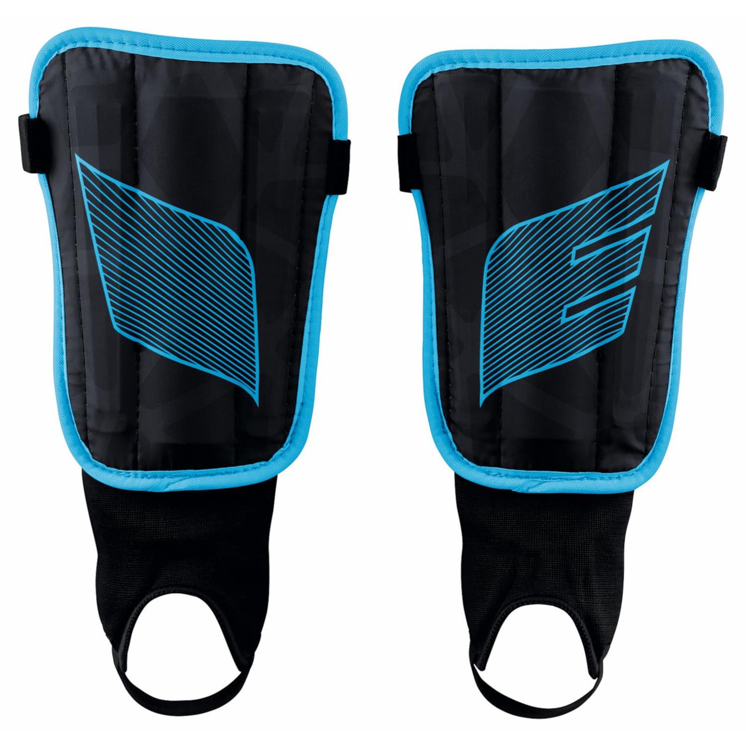 Erima Unisex Youth Flex Guard Ergono Shin Pads (7212404), Curacao/Black, S