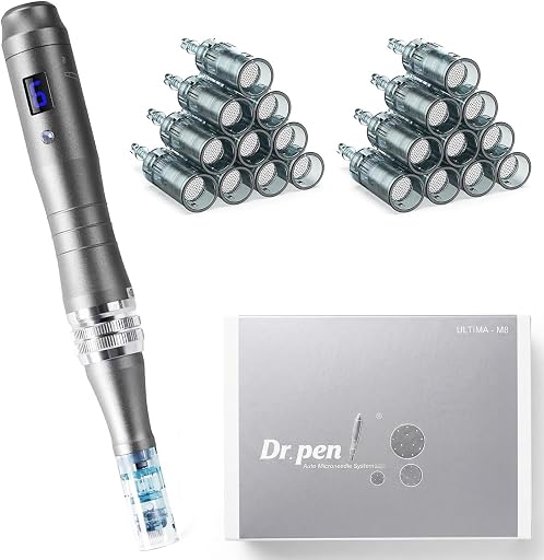Dr Pen M8 Microneedling Pen for Home Use - Micro Needle Skin Tool for Men & Women