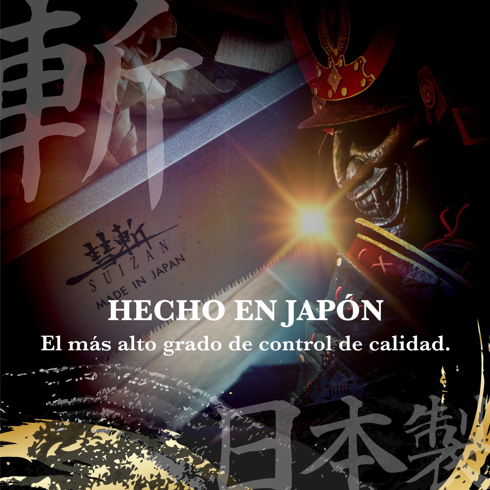 SUIZAN Dozuki Sierra japonesa de precisión 240mm - Serrucho de mano profesional Herramientas carpinteria madera
