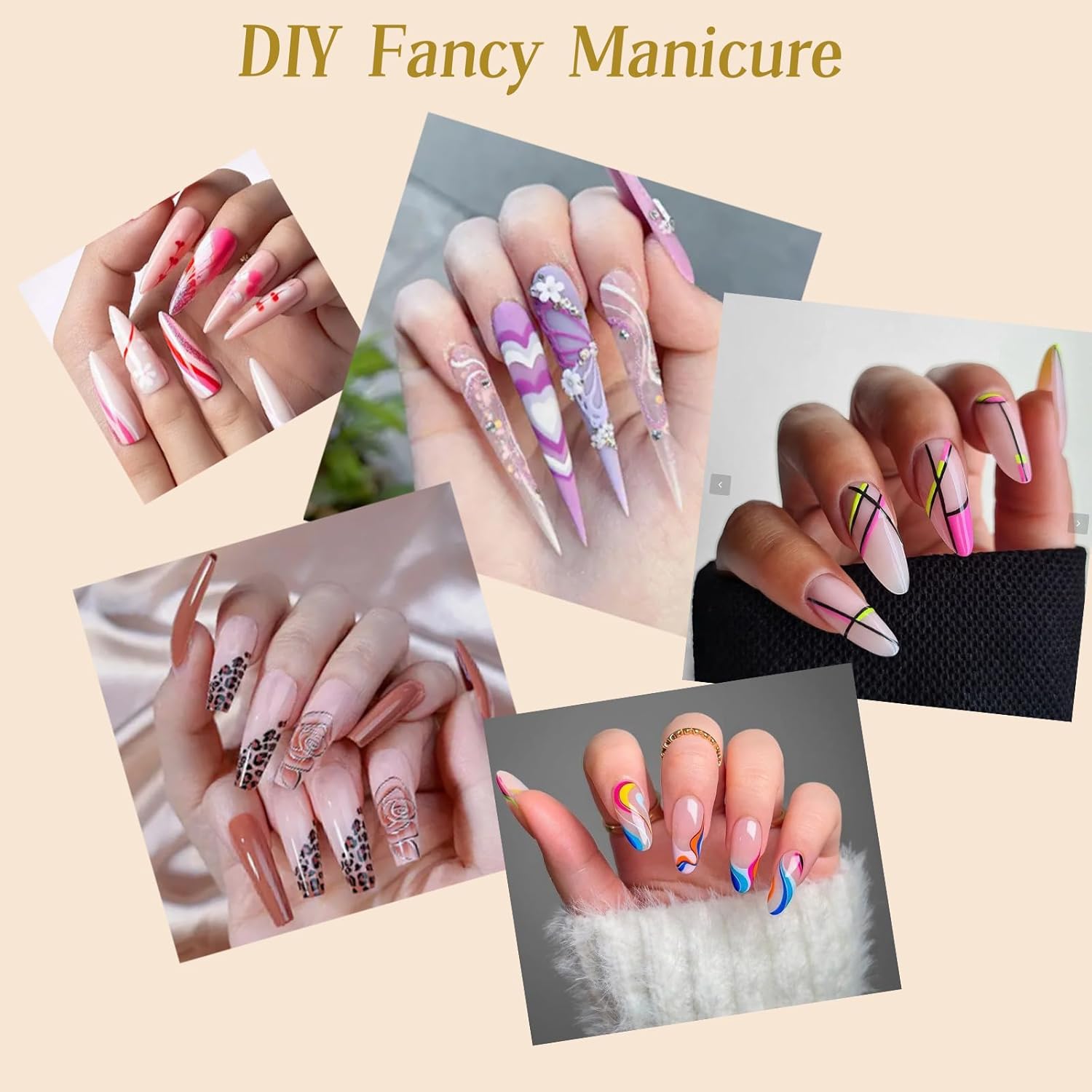 Waterproof Nail Art Pen, 12 Colors Nail Art Pens Set, 2026 New 𝐍ail 𝐀rt Marker 𝐏ens, 0.5mm Precision Tip, Quick-Drying, Portable DIY Manicure Tools for Home Salon, Beginner-Friendly (24Colors)