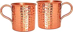 Caneca De Cobre Puro Moscow Mule 350ml Sem Verniz | Kit 2 Un