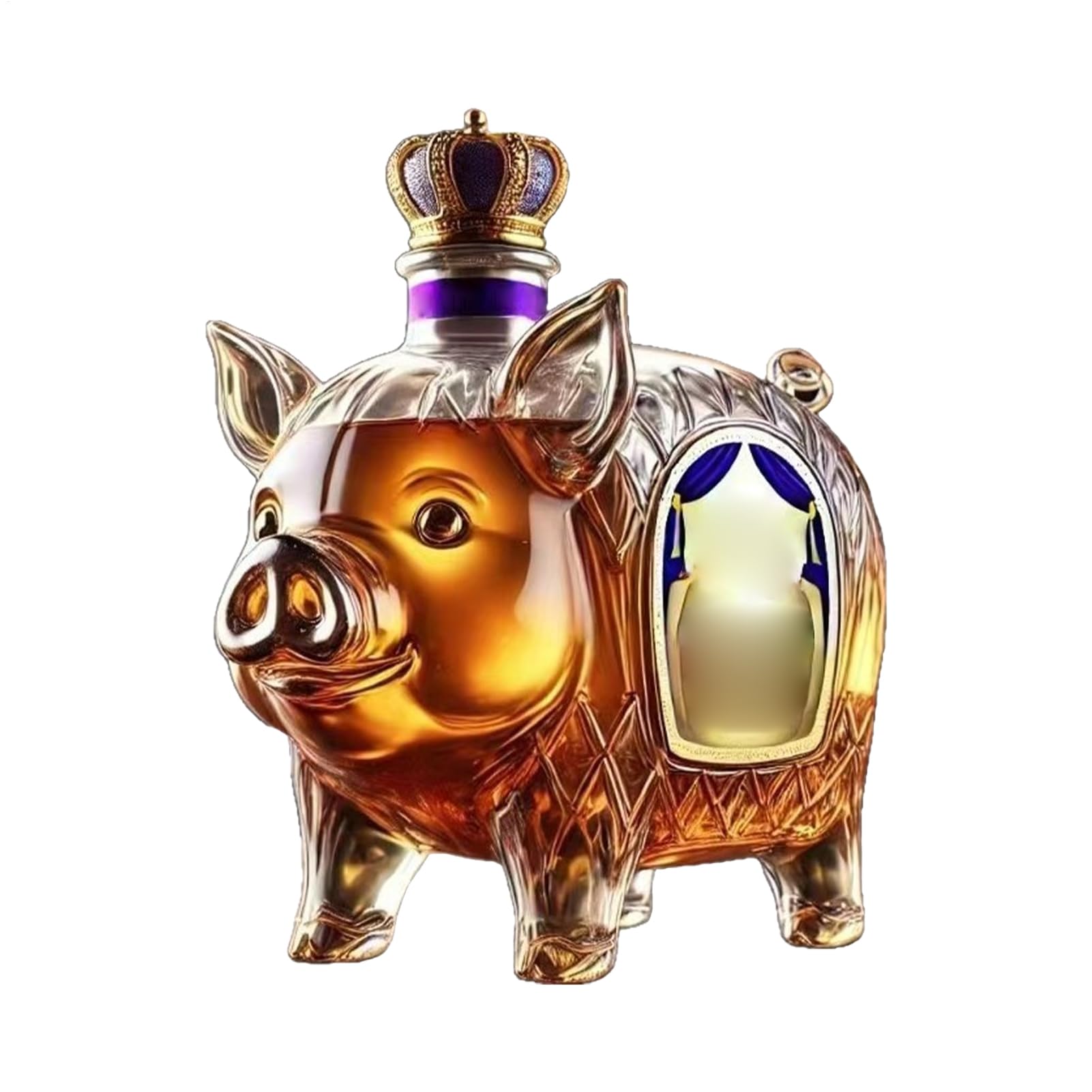 Carafe à alcool en forme d'animaux pour whisky et liqueur de table