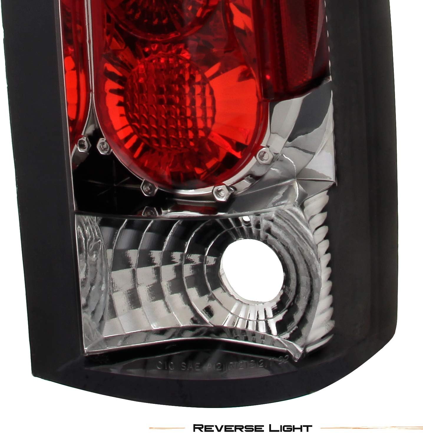 AKKON - For C/K 10 Sierra Jimmy Blazer Suburban Yukon Tahoe Escalade Denali Smoke Tail Light Signal Brake Lamps