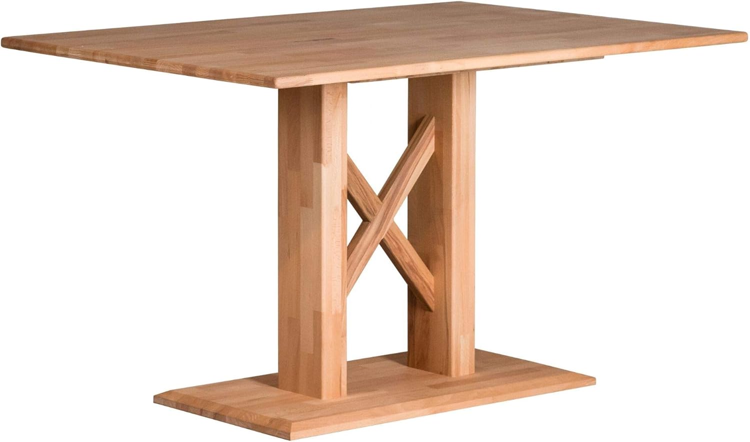 Table Salle à Manger Bois Massif 180x103x76 Cm – Occasion Générique