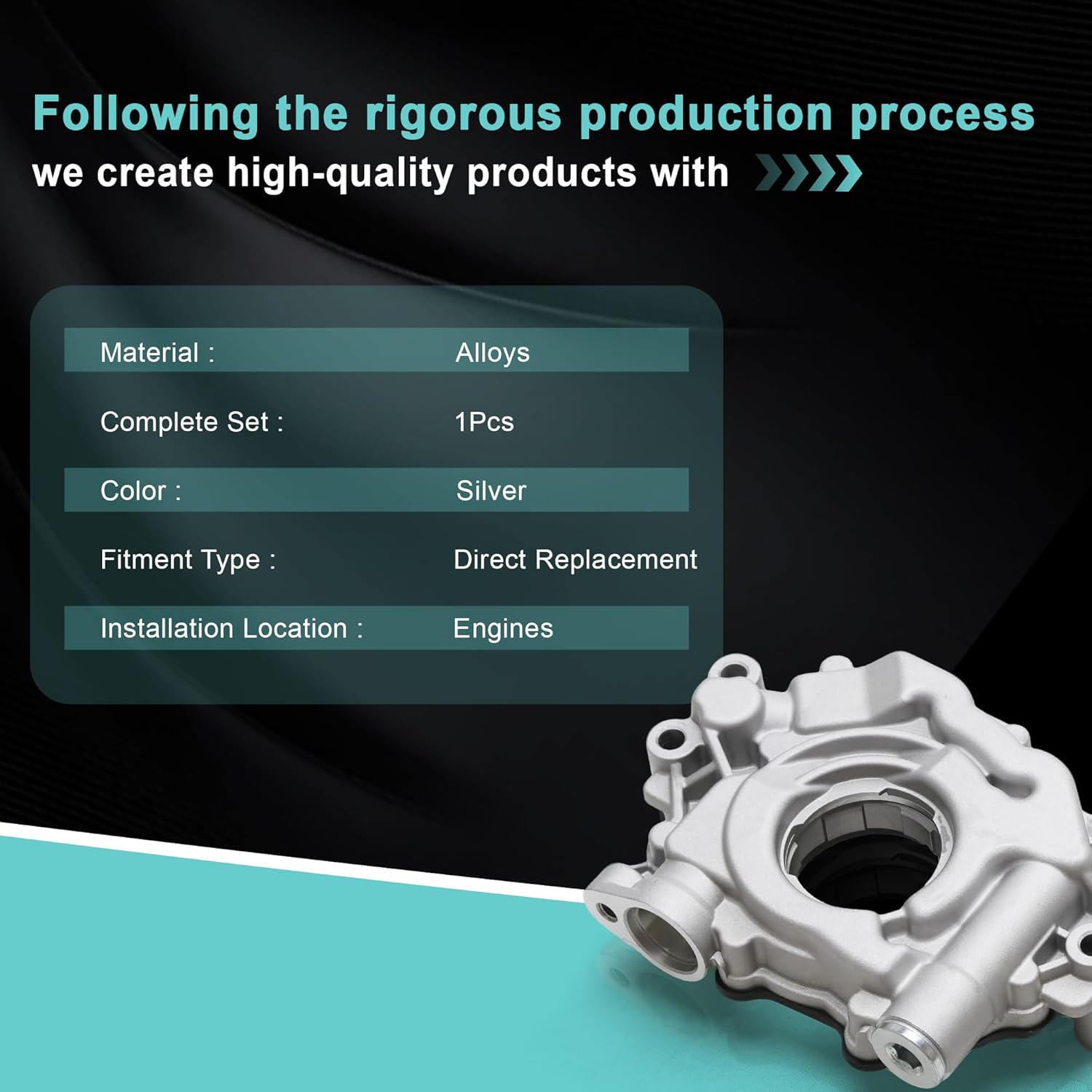 53021622BH 10452 Oil Pump High Pressure Compatible with Jeep Grand Cherokee Commander Chrysler 300 Aspen Dodge Charger Durango Challenger Ram 1500 2500 3500 4500 5500 2009-2019 5.7L