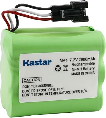 Kastar 1-Pack Ni-MH Battery 7.2V 2600mAh Replacement for Tivoli PAL iPAL Radio Audio MA-4 Replacement Battery, Tivoli PAL iPAL PAL BT PAL+ Radio Audio MA4 / MA-4
