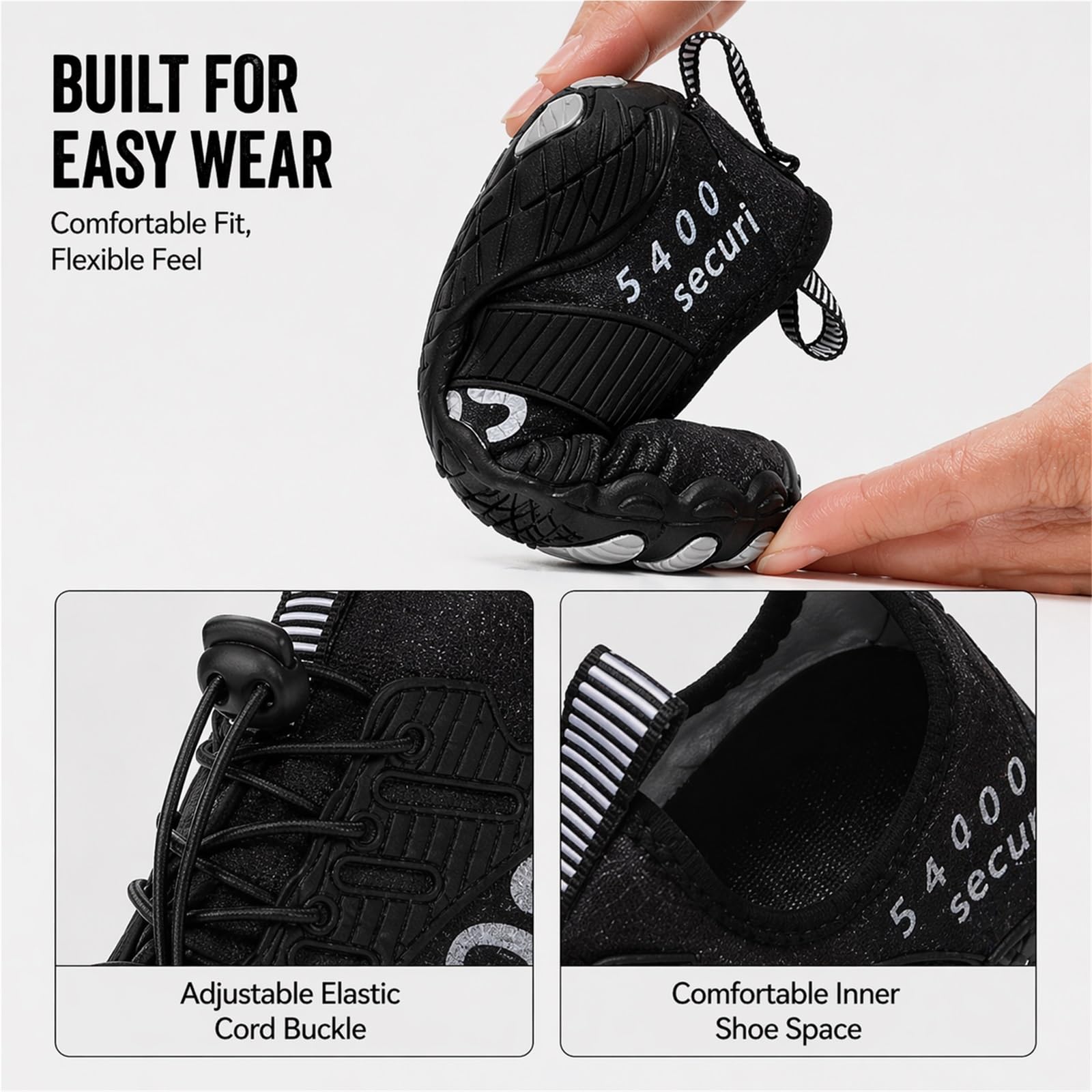 Scarpe Barefoot Uomo Donna, Leggere Antiscivolo con Rame, Scarpe Acquatiche Asciugatura Rapida per Spiaggia, Trekking, Fitness, Corsa e Uso Quotidiano