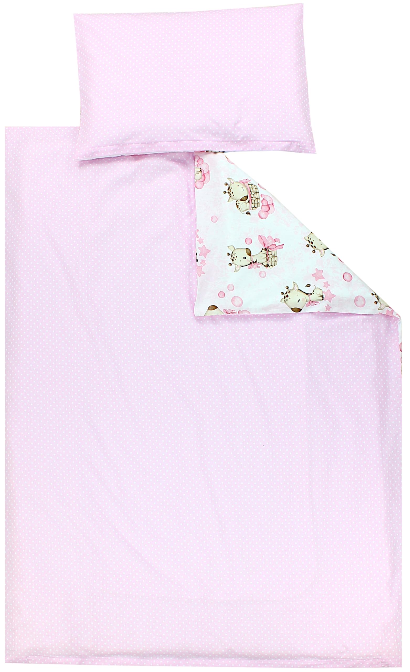 TupTam Juego de Ropa de Cama para Niños, de 2 Piezas., Conejo/Rosa/Lunares, 120x90 cm — view 200