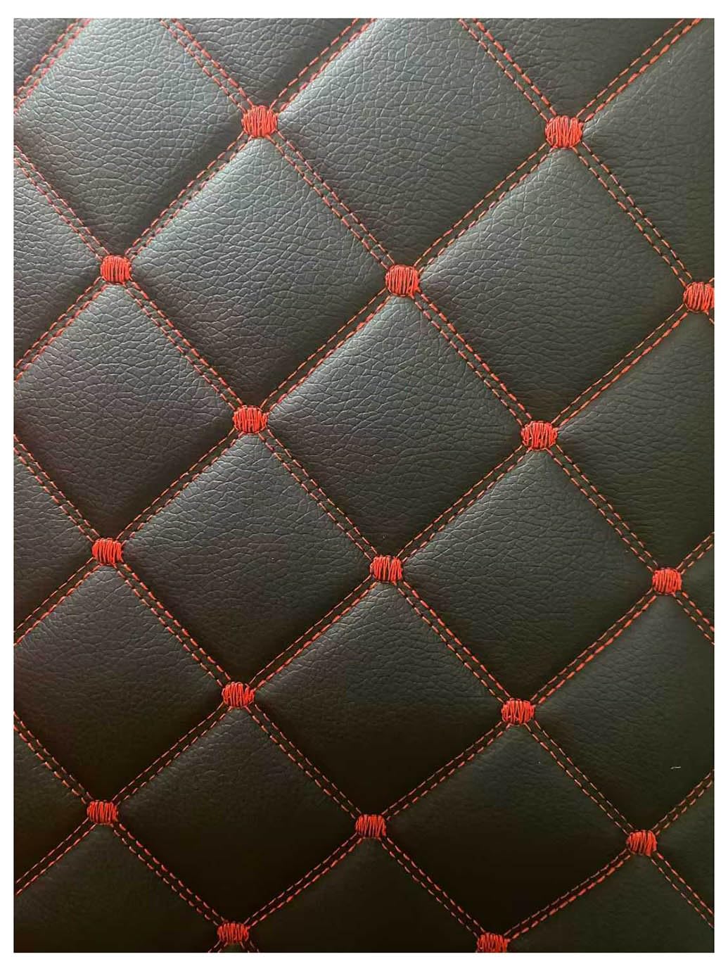 Telas de Costura Telas por Metros Tela Acolchada de la Tapicería de la Espuma del Scrim del Diamante de la Puntada Doble del Diamante de 3.0mm, para Tapizar, Manualidades, Cojines o Forrar Objetos(Bla