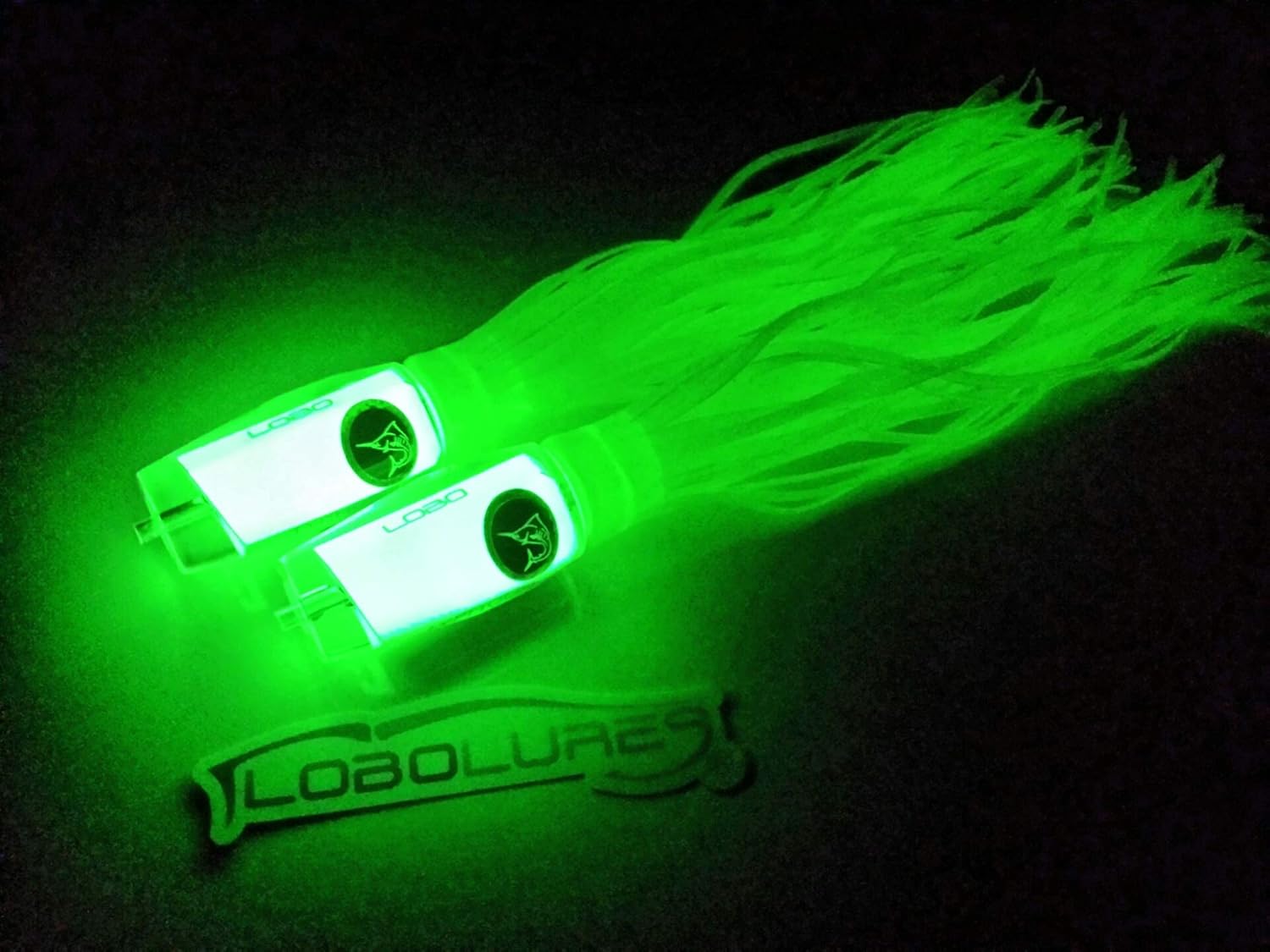 Lobo Lures 2 Pack Typhoon XL Super Glow Natural Trolling Lure -Made in The USA