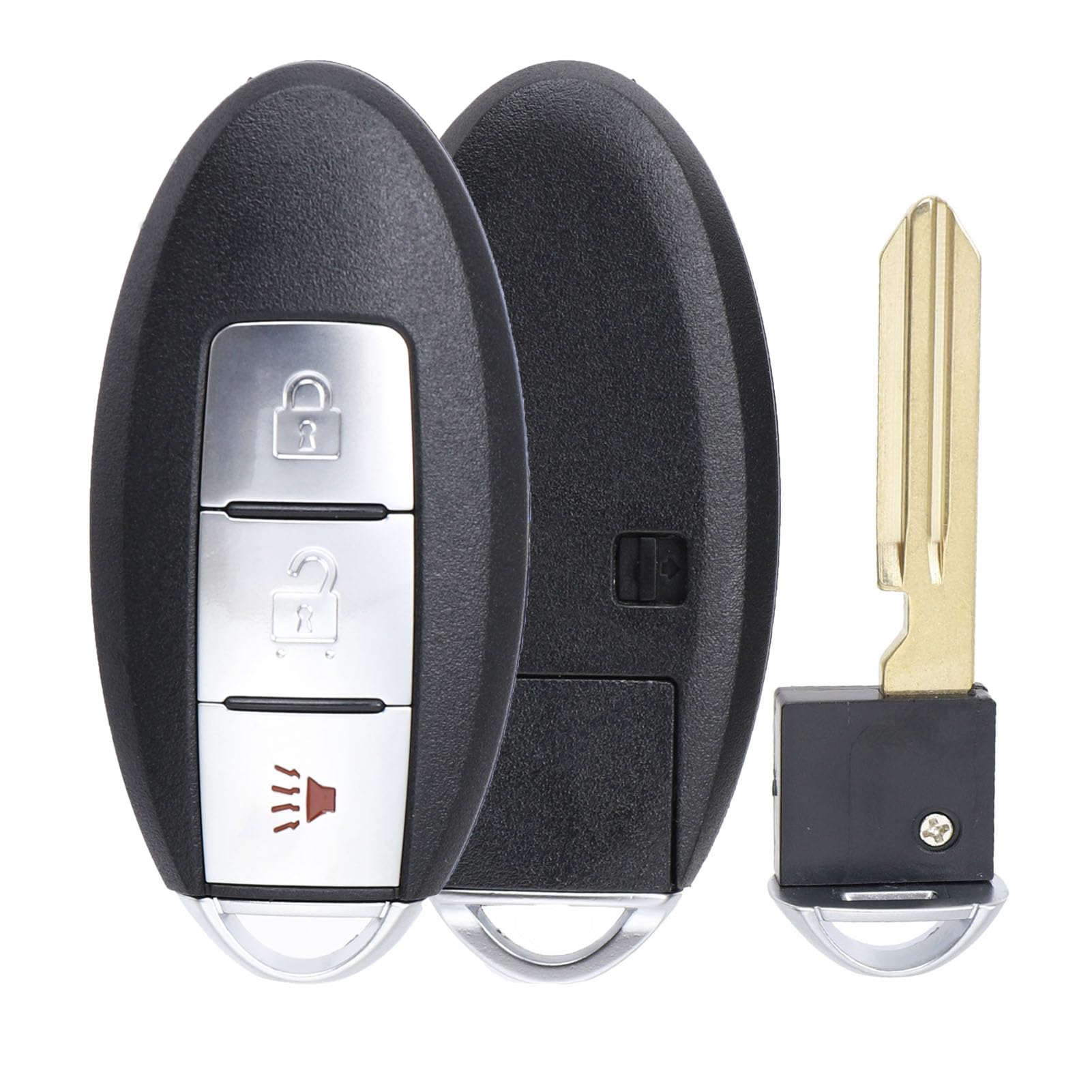 NPAUTO Key Fob Replacement Fits for Nissan Rogue Pathfinder Versa 2007 2008 2009 2010 2011 2012 Keyless Entry Remote Control Smart Car Key Fobs, Replace# CWTWB1U729, Set of 1