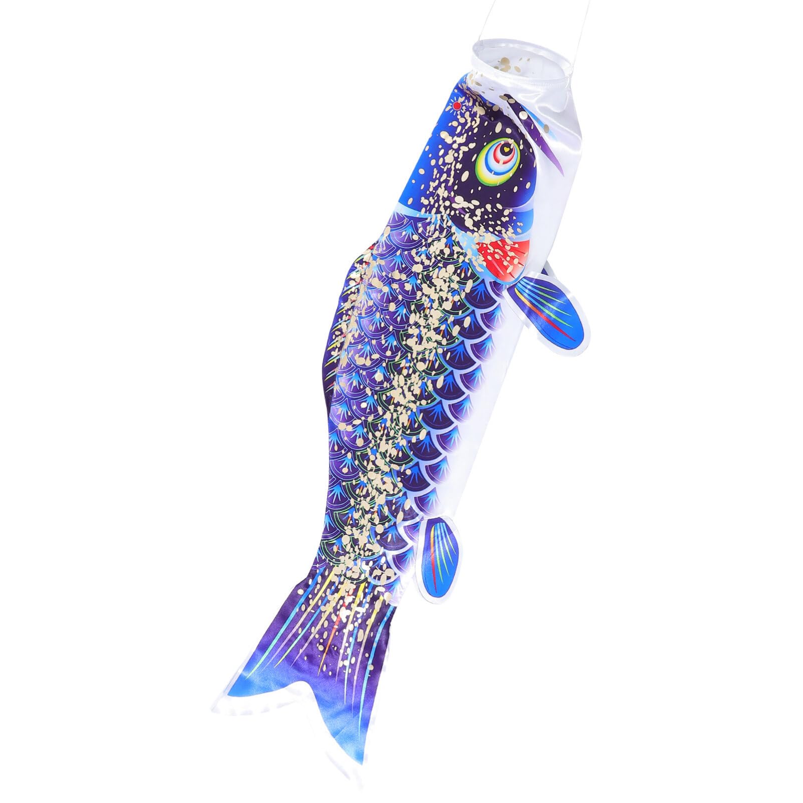 Manche à air japonais carpe de 101cm Koinobori en tissu pour décoration de jardin