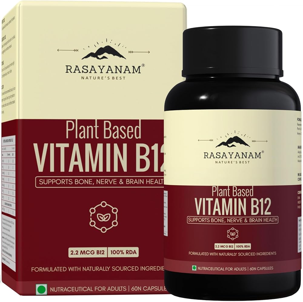 Rasayanam Plant-Based Vitamin B12 with 7 Superfoods