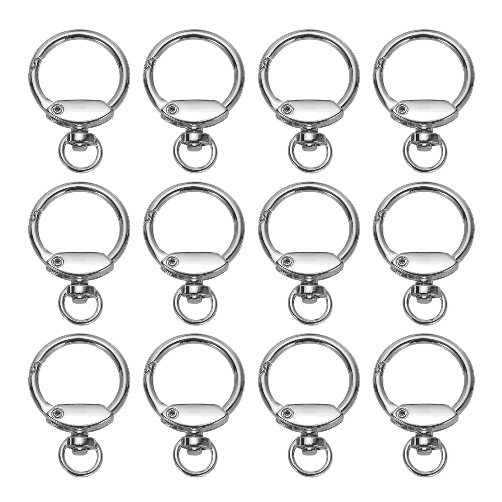 PATIKIL Round Spring Snap Hooks