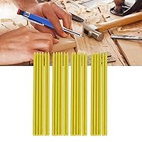 Vista 9 de Garosa HB - Juego de 24 repuestos de lápiz de carpintero sólido de 0.110 in, grafito mecánico con agujero profundo, repuesto para dibujos